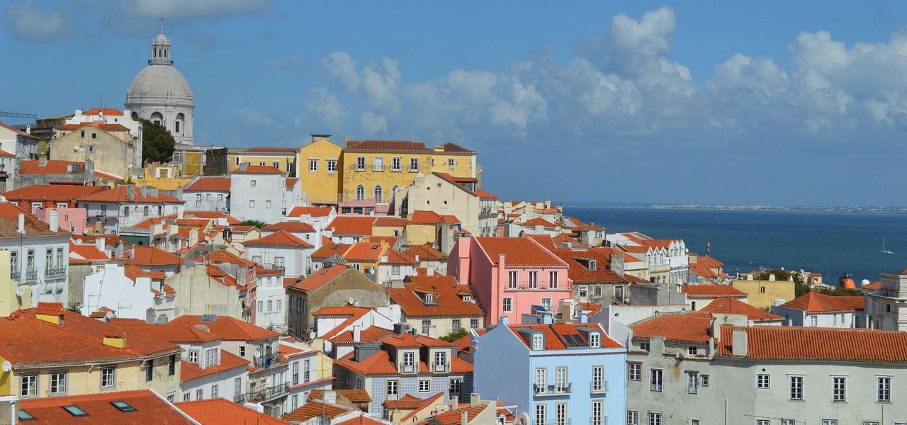 <b>Overlooking</b> the Tagus river...