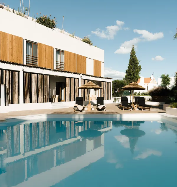 Outdoor swimming pool at AlmaLusa Comporta boutiqu Outdoor swimming pool at AlmaLusa Comporta boutiqu
