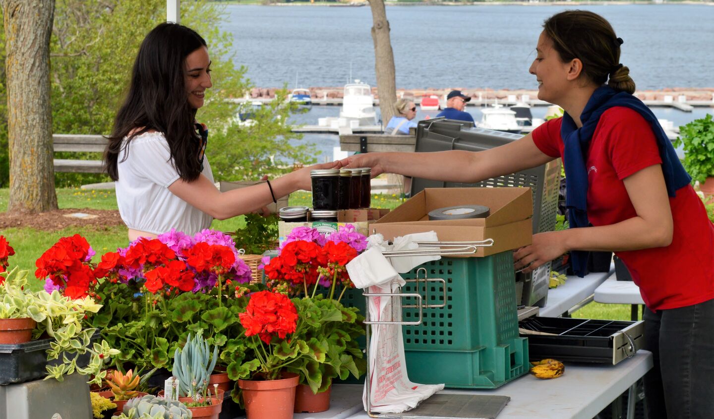 Farmers market every Friday